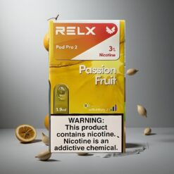 Passion Gyümölcs Relx Pod Pro 2 600 Puffs Nikotintartalom: 3%, Gőzkapacitás: 1,9ml