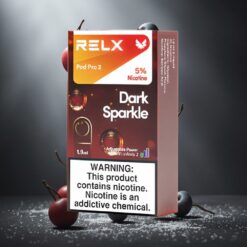 Sötét Csillám Relx Pod Pro 2 600 Puffs Nikotintartalom: 5%, Vape Űrtartalom: 1.9ml