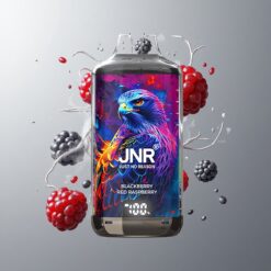 Blackberry Red Raspberry JNR Falcon-X 28000 Feketeribizli Vörös Málna 28000 Füst 950mAh Akkumulátor vape Hungary
