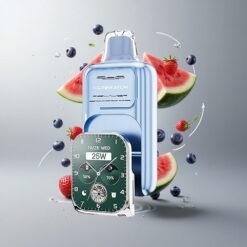 Blueberry Watermelon JNR Vape Watch 30000 Puffs Áfonya Görögdinnye Normál mód: 30 000 slukk Impulzus mód: 18 000 slukk vape Hungary
