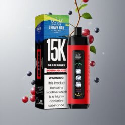 Grape Berry Al Fakher 15k Ice Adjust Sound Szőlő Bogyó 15.000mAh akkumulátor Beépített hoki hanghullámok vape Hungary