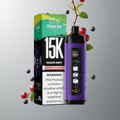 Grape Mint Al Fakher 15k Ice Adjust Sound Szőlő-Menta 15.000mAh Akkumulátor Beállítható Légáramlás Rendszer Integrált Hangvisszajelzés vape Hungary