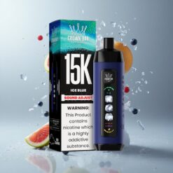 Ice Blue Al Fakher 15k Ice Adjust Felhők Jégkék 15.000mAh Akkumulátor Kapacitás és Beépített Hookah Hanghullámok vape Hungary