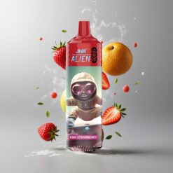 Kiwi Strawberry JNR Alien 10000 Puffs Kivi Eper 850mAh Akkumulátor Kapacitás 20ml E-lé vape Hungary