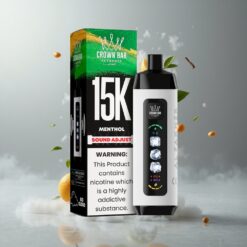 Menthol Al Fakher 15k Ice Adjust Jég Hangállítható Felhők Mentol vape Hungary 15.000mAh Akkumulátor Kapacitás Beállítható Légáramlás Rendszer