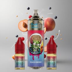 Peach Berry Fumot Tornado 28000 Újratölthető Őszibarack Bogyó 28 000 Füst és 10ml Tartály vape Hungary
