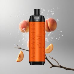 Peach Ice Al Fakher Crown Bar 8000 Kristály Barack Jég 8000 Boffantás 18ml E-likvid Tartály 600mAh Vape Hungary