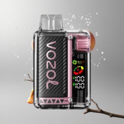 Peach Ice Vozol Vista 20000 Puffs Őszibarack Jég 650mAh tölthető akkumulátor 2% nikotinerőség vape Hungary