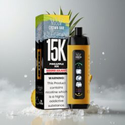 Pineapple Ice Al Fakher 15k Ice Adjust Sound Ananász Jég 15.000mAh Akkumulátor Beállítható Légáramlás Rendszer vape Hungary