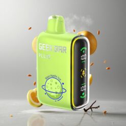 Sour Apple Lce Geek Bar Pulse 15000 Puffs Planet Edition Savanyú Alma Lce 16mL kapacitás 650mAh akkumulátor vape Hungary