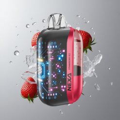 Strawberry Ice NEXA Ultra 50000 Puffs Eperjég 20ml előtöltött 800mAh akkumulátor vape Hungary