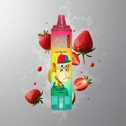 Strawberry Kiwi RandM Fumot Tornado 15000 Eper-Kivi 15 000 Füst 25ml Folyadékkapacitás vape Hungary