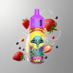 Strawberry Pina Colada JNR Alien 10000 Puffs Eper Pina Colada 850mAh Akkumulátor Kapacitás 20ml E-liquid vape Hungary