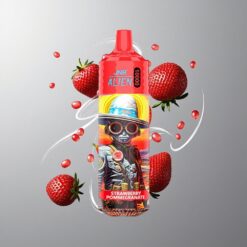 Strawberry Pomegranate JNR Alien 10000 Puffs Eper Gránátalma 850mAh Akkumulátor Kapacitás 20ml E-liquid vape Hungary