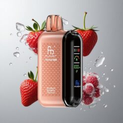 Strawberry Raspberry Cherry Ice Fumot Tornado 20000 Eper Málna Cseresznye Jég 20000 Füst Kettős Mesh Tekercs vape Hungary