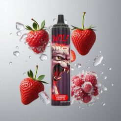 Strawberry Raspberry Cherry Ice JNR Wolf 10000 Puffs Eper Málna Cseresznye Jég 10000 Szippantás 20ml E-liquid Kapacitás vape Hungary