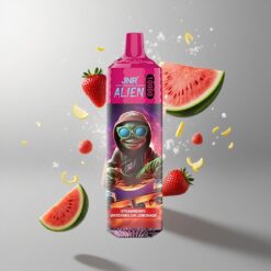 Strawberry Watermelon Lemonade JNR Alien 10000 Puffs Eper Dinnye Limonádé 850mAh Akkumulátor Kapacitás 20ml E-liquid vape Hungary