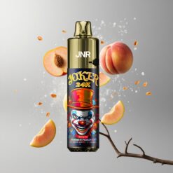 Summer Peach Ice JNR Joker 24K Puffs Nyár Peach Jég 24000 Puff és 2% nikotintartalom vape Hungary