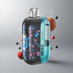 Triple Berry NEXA Ultra 50000 Puffs Hármas Bogyós Előre Töltött Tartály: 20ml Akkumulátor Kapacitás: 800mAh Kettős Hálós Tekercs: 0.9ohm 3D Íves Kijelző Típus-C Töltés Vape Hungary