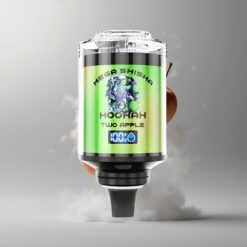 Two Apple JNR Mega Shisha Hookah Desktop Compatibility Két Alma 60ml e-Likvid Kapacitás 2200mAh Újratölthető Akkumulátor vape Hungary