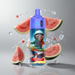 Watermelon Brazz Ice JNR Alien 10000 Puffs Görögdinnye Brazz Jég 850mAh Akkumulátor Kapacitás 20ml E-liquid vape Hungary