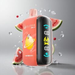 Watermelon Ice ELF BAR RAYA D3 25000 Puffs Eldobható Vape Görögdinnye Jég 23ml előre feltöltött 850mAh feltölthető akkumulátor vape Hungary