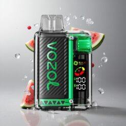 Watermelon Ice Vozol Vista 20000 Puffs Görögdinnye Jég 650mAh tölthető akkumulátor 2% nikotinerősítés vape Hungary