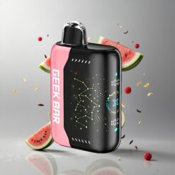 Watermelon Lce Geek Bar Pulse X 25000 Puffs Standard Version Görögdinnye Jég Legfeljebb 25000 Szippantás Normál Módban 18mL Előre Töltött E-Liquid vape Hungary